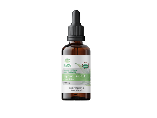 Organic Full Spectrum CBD Oil - 2000mg